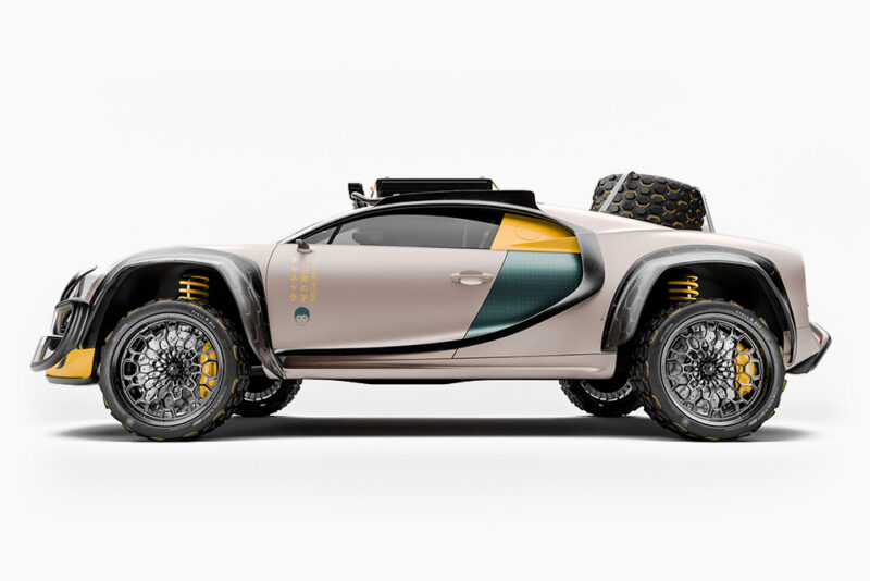 Футуристический концепт внедорожника Bugatti Chiron 4 × 4