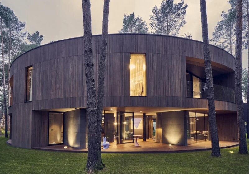Дом «circle wood» в Польше от студии Mobius Architekci