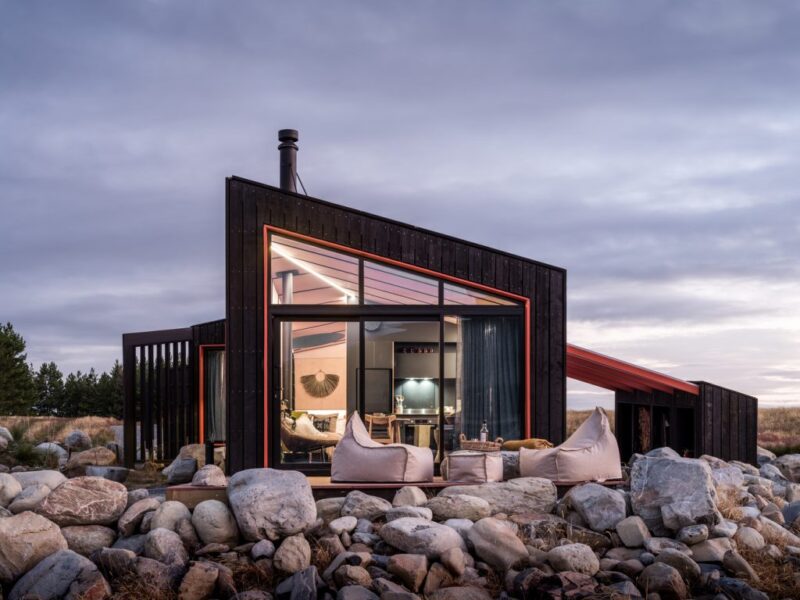 Дом Skylark Cabin от Barry Connor Design в Новой Зеландии