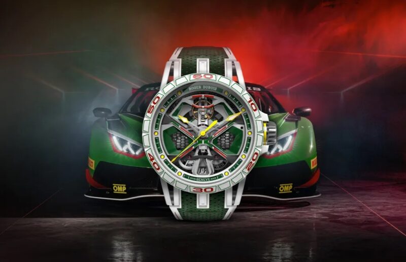 Часы Roger Dubuis Excalibur Spider Huracan Monobalancier вдохновленные Lamborghini