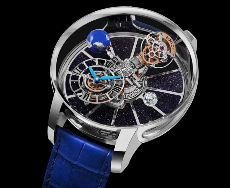 Часы в единственном экземпляре Jacob & Co. Astronomia Tourbillon Bucherer Blue