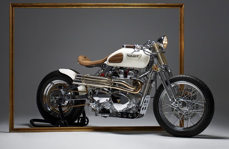 Triumph Bonneville "Circe" построенный в Tamarit Motorcycles.