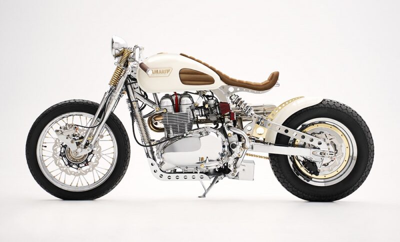 Triumph Bonneville "Circe" построенный в Tamarit Motorcycles.