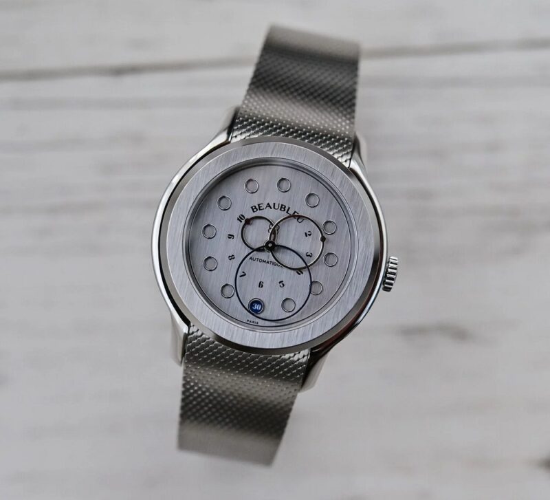 Французские часы Beaubleu Vitruve Date Steel