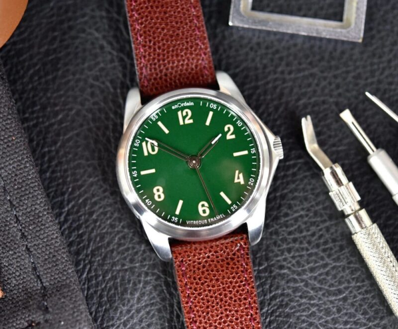 Часы anOrdain Model 2 MKII в цвете Racing Green